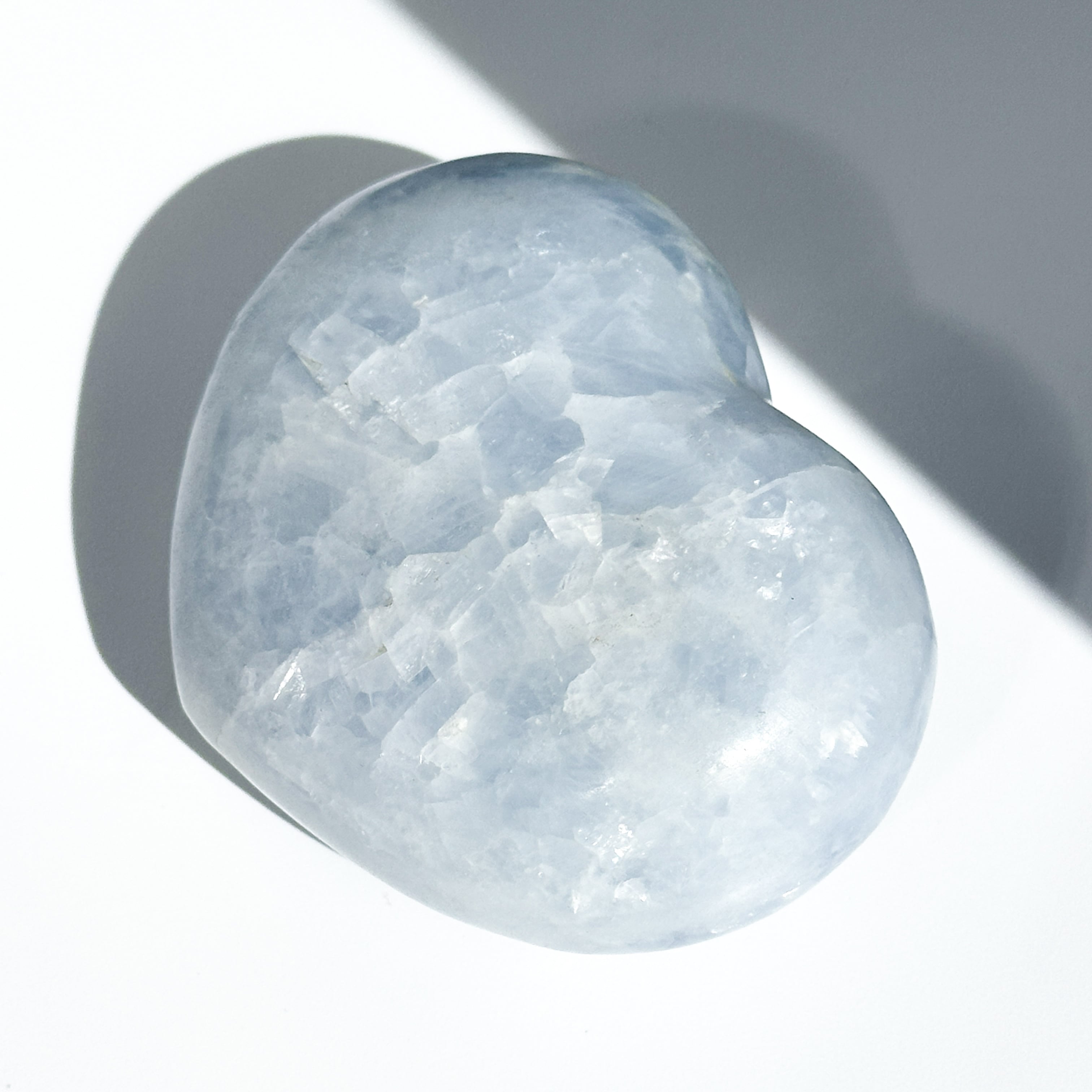Bigセレスタイト ハート 42♡ Celestite ♡ 天然石・鉱物・パワーストーン