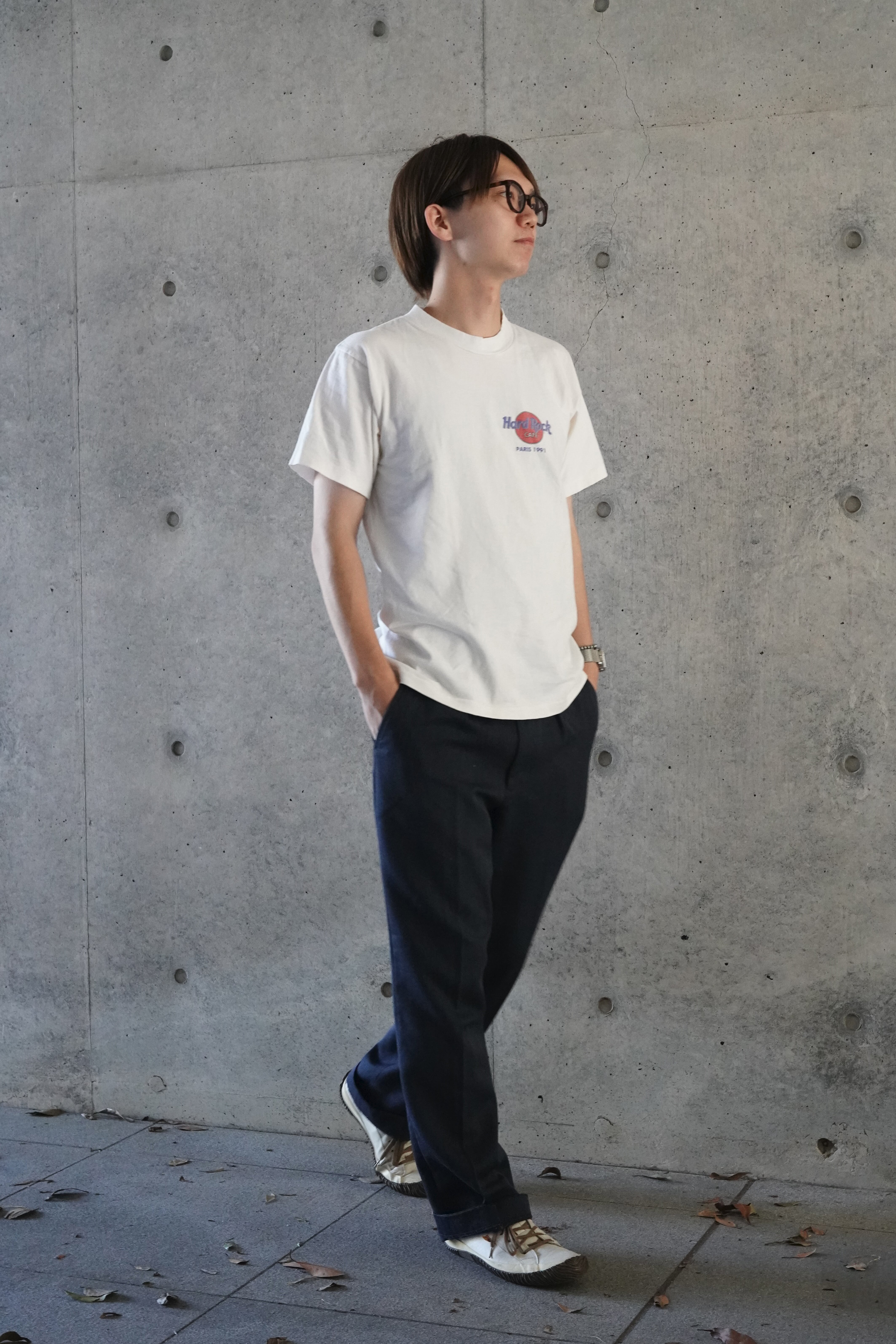Hard Rock Cafe Paris】T-shirt Back Print | Pluie Benie