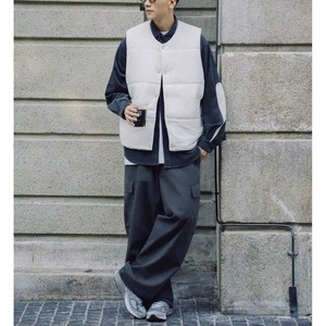 Padded snap button vest 1535