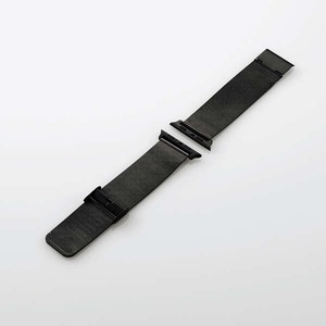 ELECOM Apple Watch 49/46/45/44/42mm用 ミラネーゼ ステンレスバンド AW-44BDSSMBK
