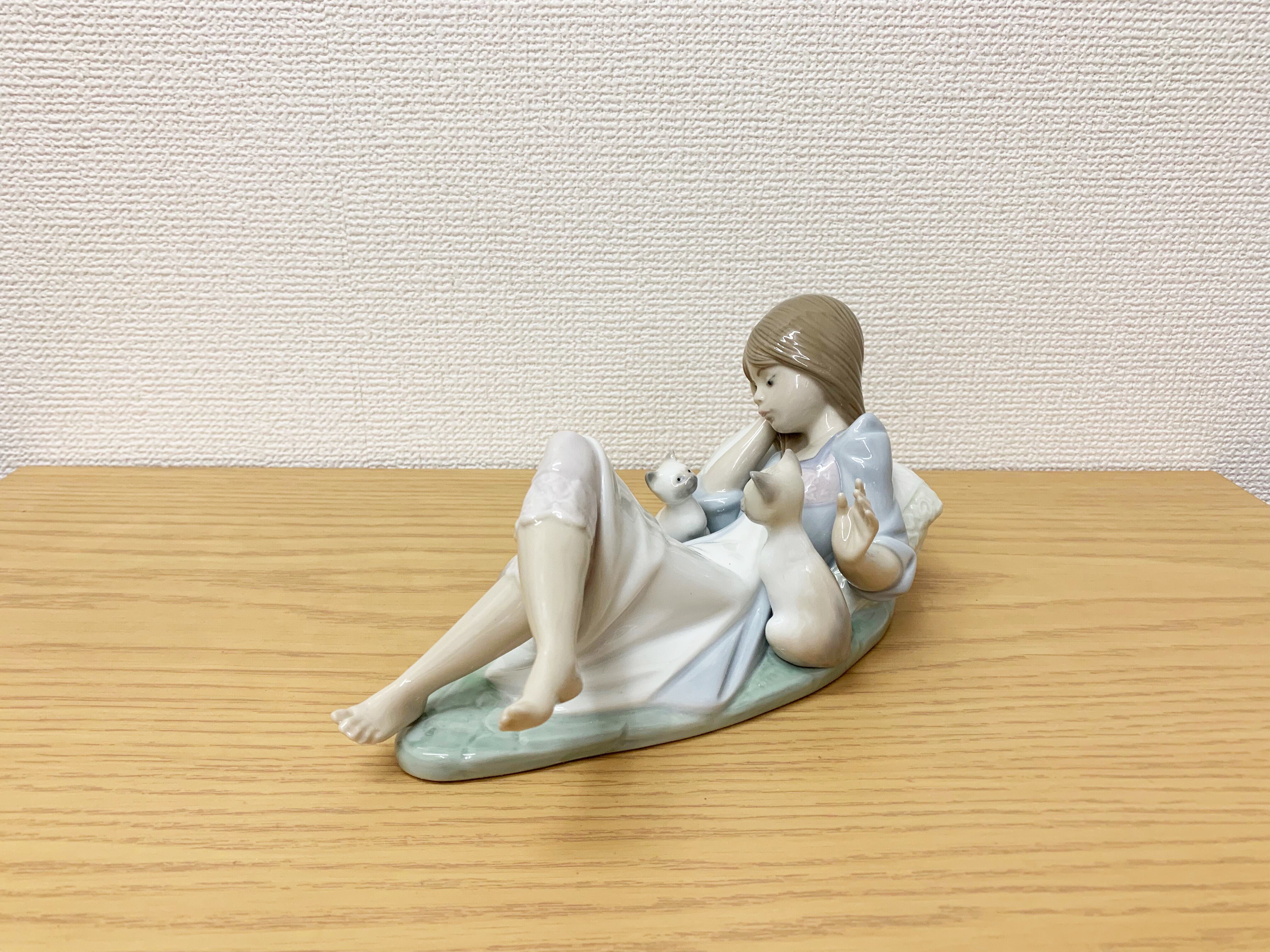 お昼寝させて（LLADRO / リヤドロ） | 猫本サロン 京都三条サクラヤ