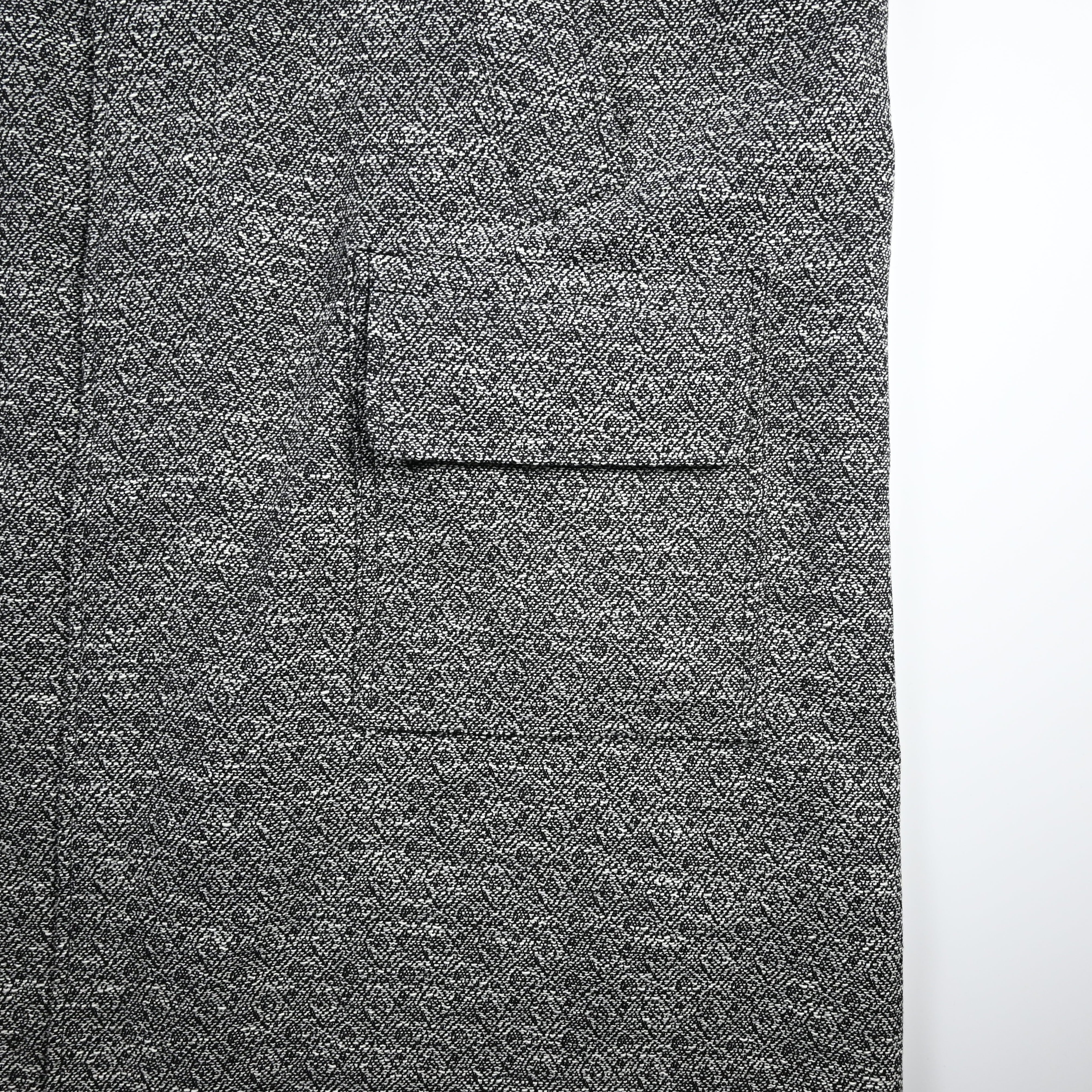 INTERIM / DOUBLE SIDED JACQUARD TWEED DEADSTOCK HYPER BIG HUNTING