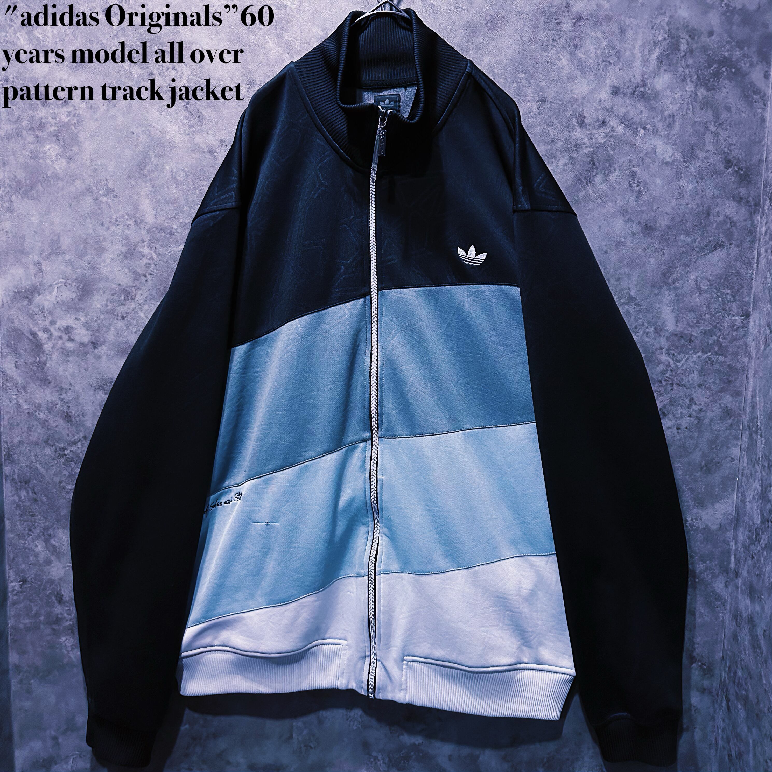 【 doppio】"adidas Originals”60 years model all over pattern track jacket