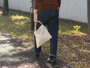 Mini Holiday bag 生成り