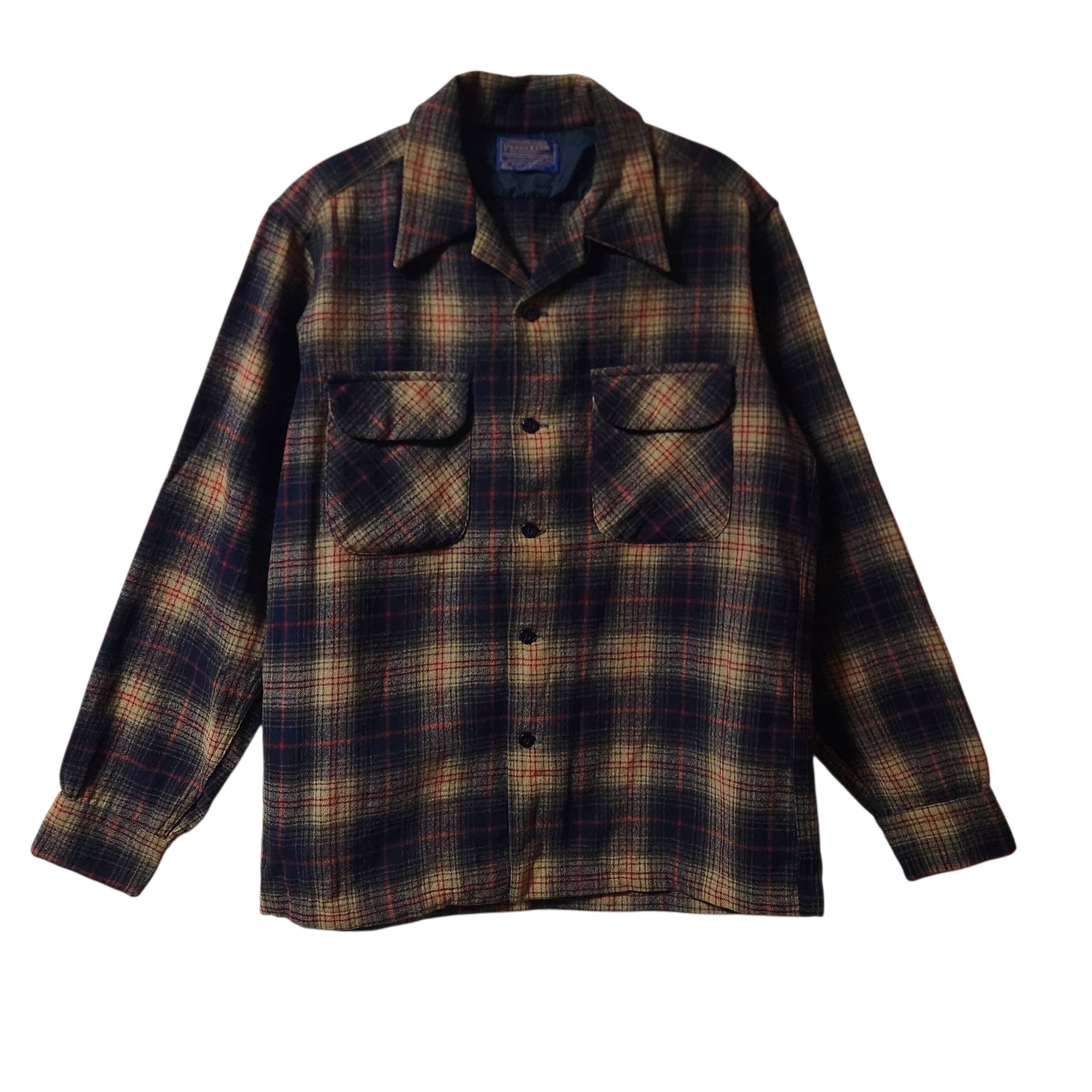 PENDLETON ウールチェックシャツ XL 70's USA製 ビンテージ 70s 70年代
