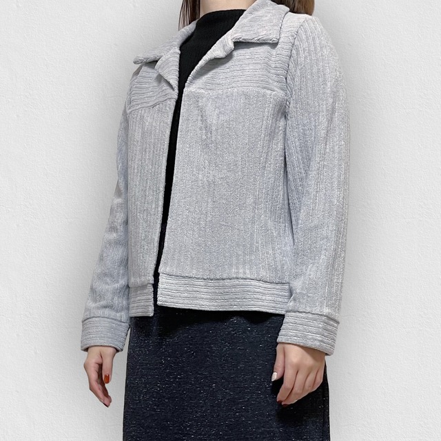 【綿100%】肌触りにこだわった 切り替えジャケット｜アウター｜画像1