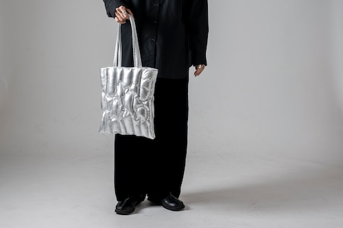 NOU：tote bag S (SILVER)