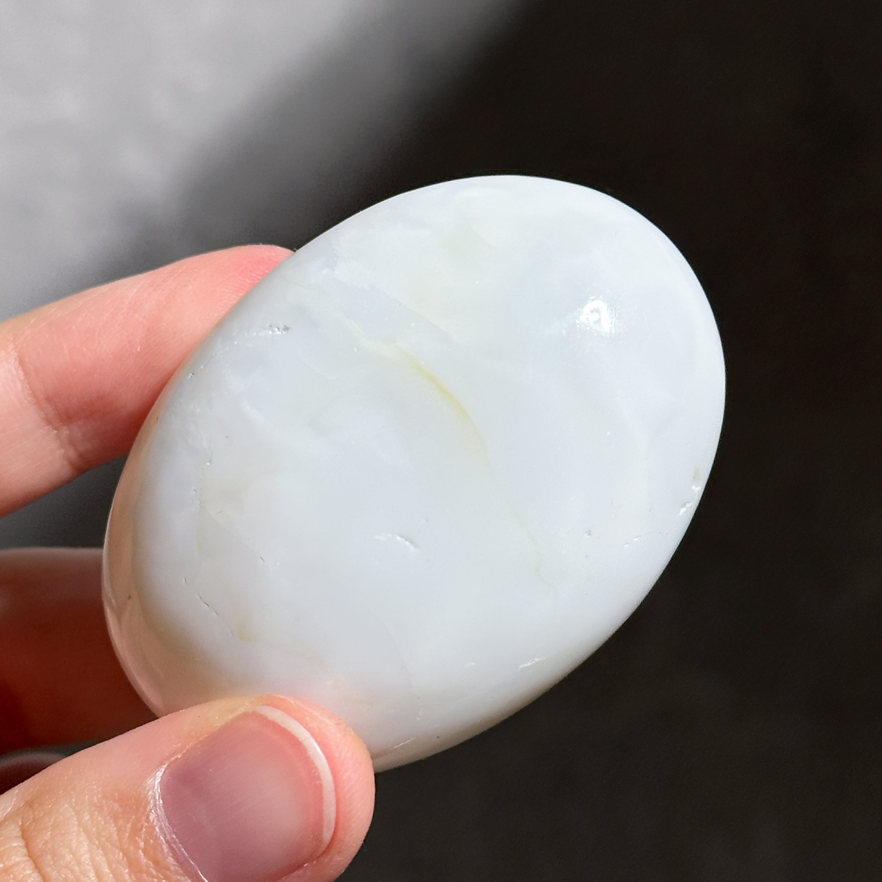 ミルキーオパール パーム62◇ Milky Opal ◇ 天然石・鉱物