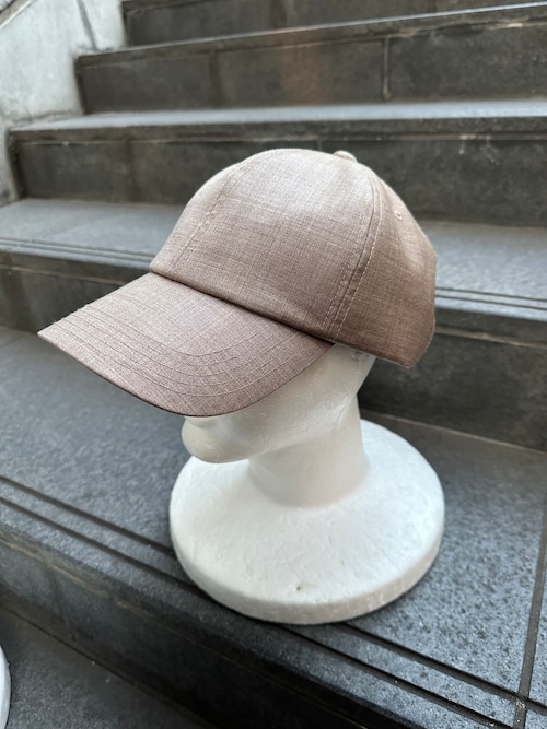 『my beautiful landlet』CHINTZ FINISH WOOL CAP / beige