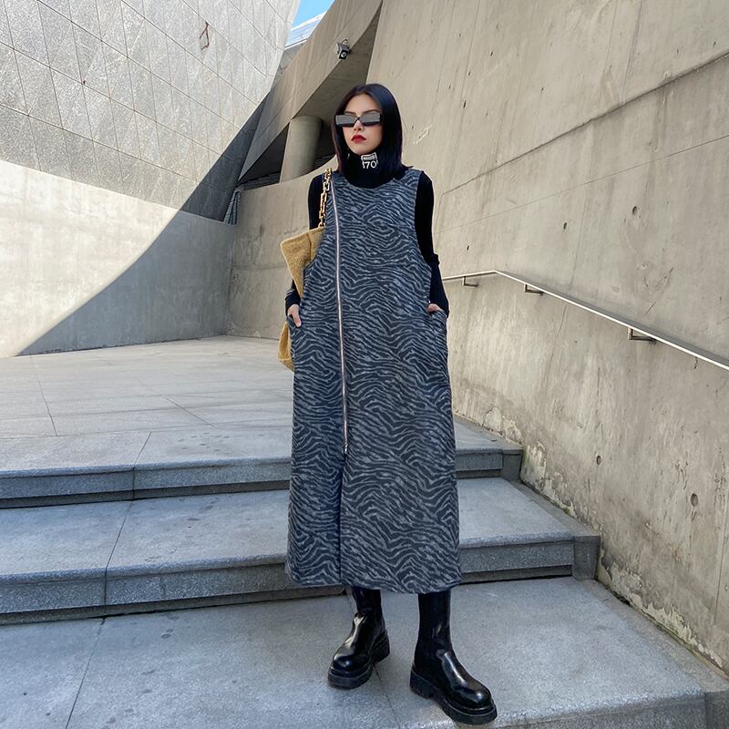 スカート プリントドレス ロング ウィンター 冬物 ラブタオタオダレンハウス79265828615