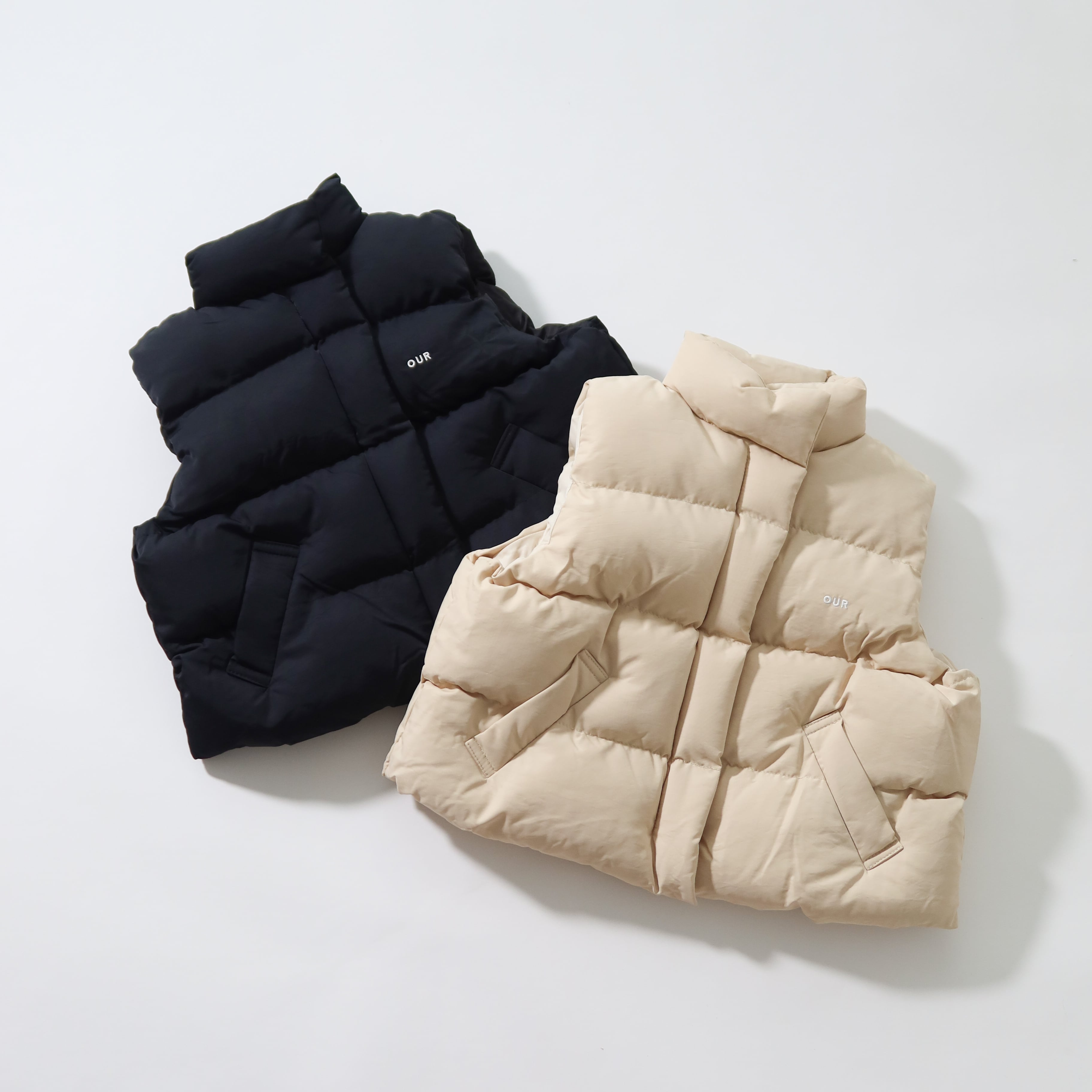 中綿ジップベスト