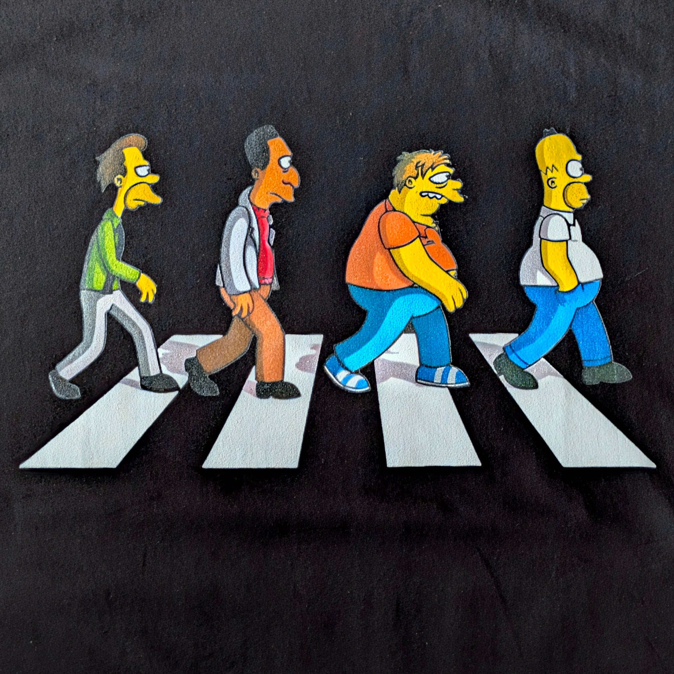 【 ザ・シンプソンズ（The Simpsons）】モーの酒場常連Tシャツ / ABBEY ROAD / アビーロード / アビイ・ロード/ Tシャツ〚アメリカン雑貨 アメトイ〛