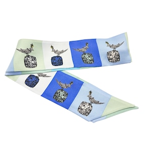 TIFFANY & Co. ティファニー バード オン ア ロック リボン スカーフ 26007-202601