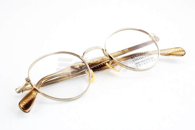 BJ CLASSIC メガネ SHINBARI SH-PM114 C-1T ボストン チタン クラシカル ヴィンテージ 芯張り BJクラシック シンバリ 鯖江 日本製 正規品-4枚目