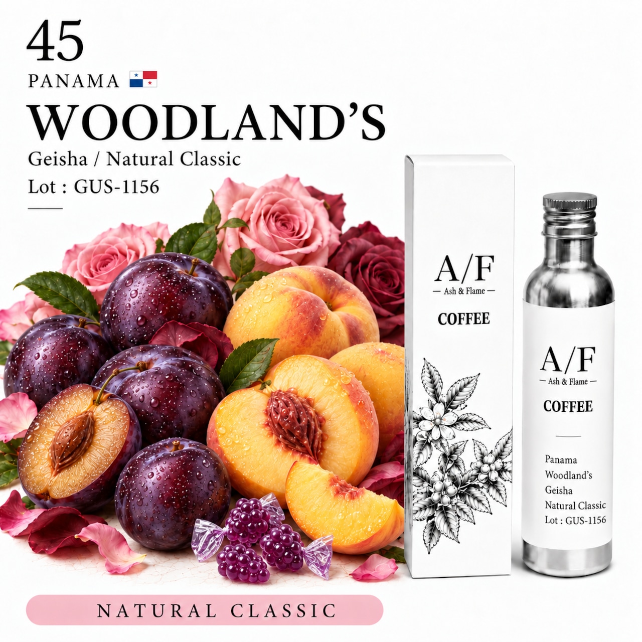 Panama Woodland's Geisha（Natural Classic）Lot : GUS-1156の商品写真