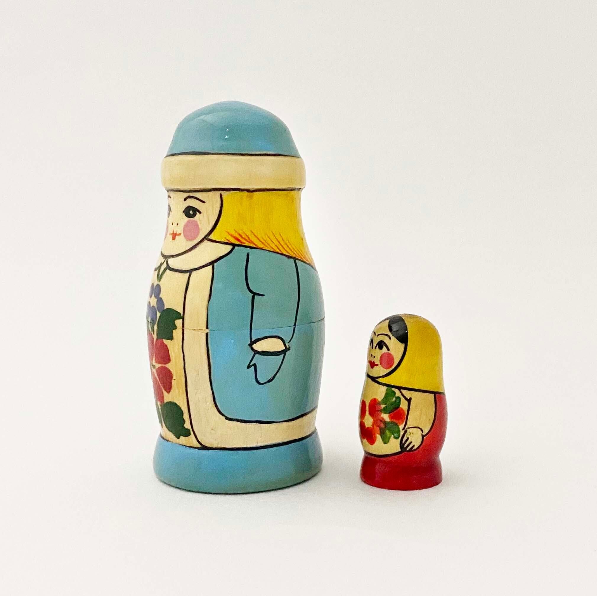 雪娘 マトリョーシカ(セミョーノフ産/2個組)