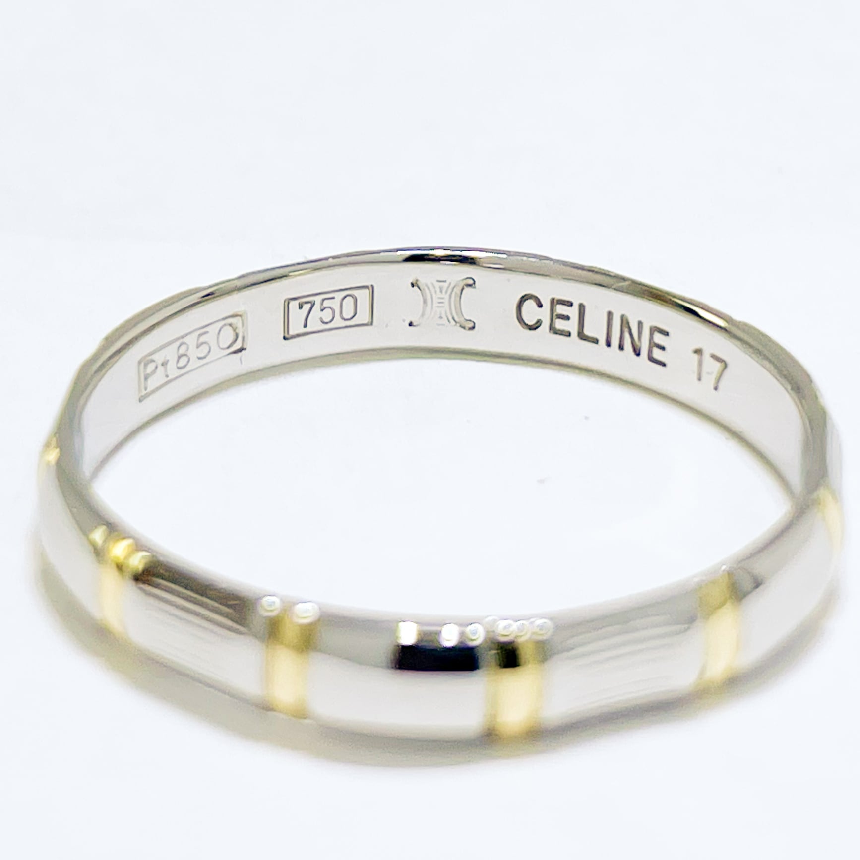 ⚪︎CELINE セリーヌ リング K18 750 プラチナ 9号 ⚪︎CELINE セリーヌ リング K18 750 プラチナ 9号