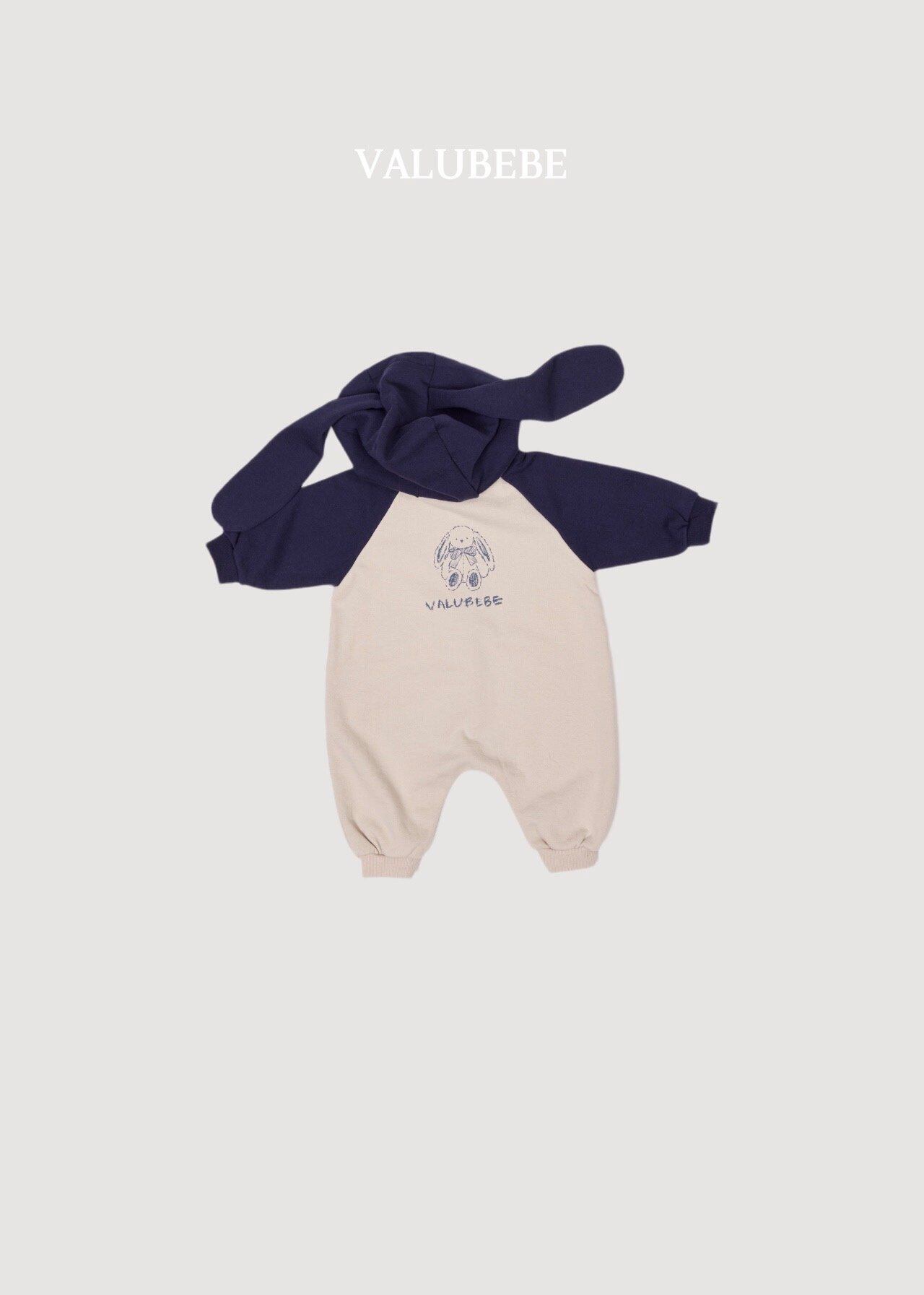 送料無料【予約】/ バニーフードジャンプスーツ / valubebe