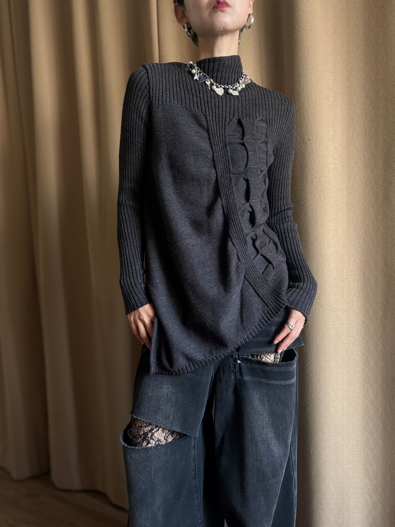 MADE IN JAPAN 3D wool knit-5081-12