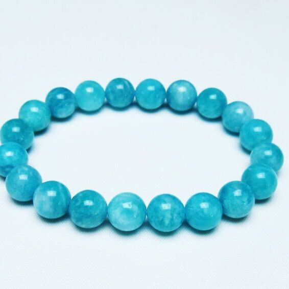 アマゾナイト ブレスレット 10mm 一点物 メール便可 [M便 1/10] 111-47761