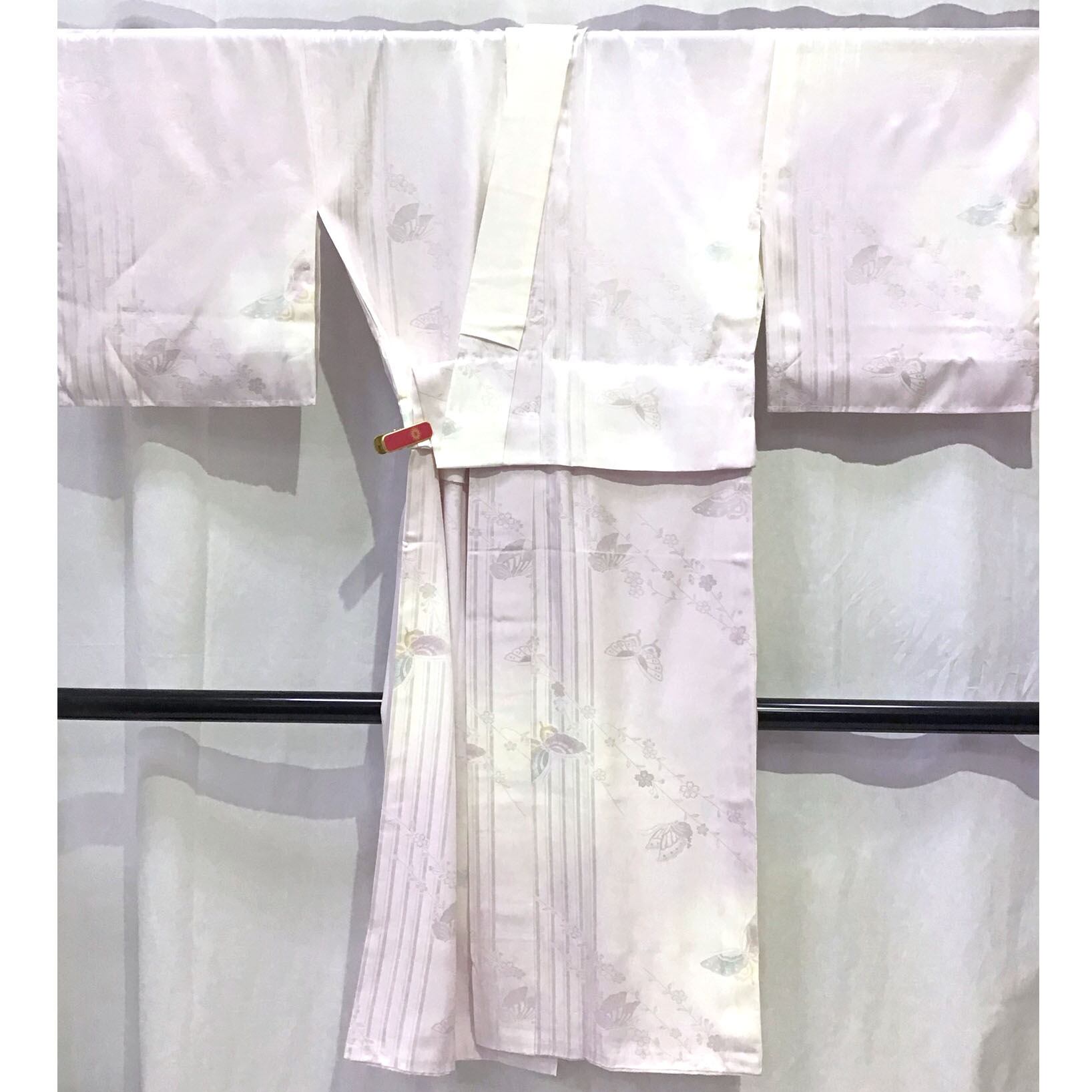 着物・襦袢・鶴・ぼかしピンク・No.200701-1928・梱包サイズ60 | 着物