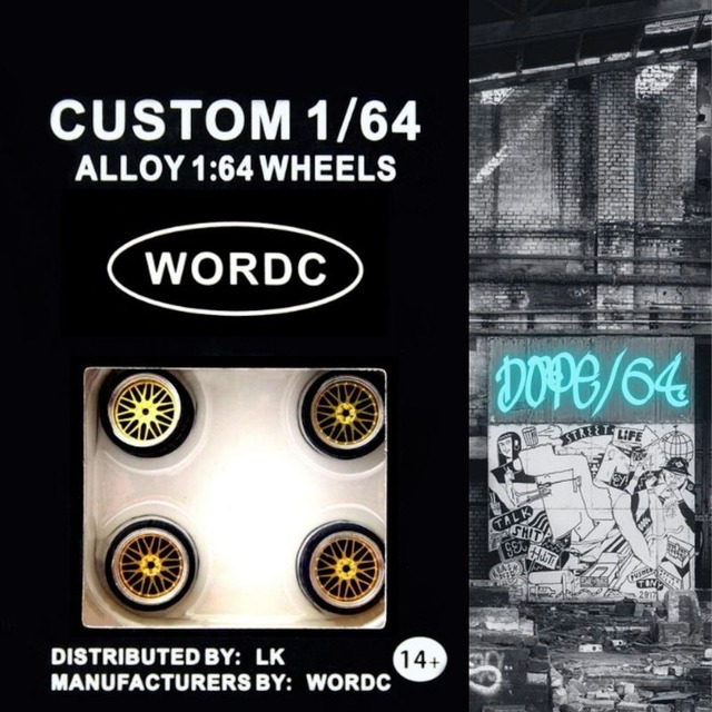 WORDC CUSTOM ALLOY WHEELS #007 1/64