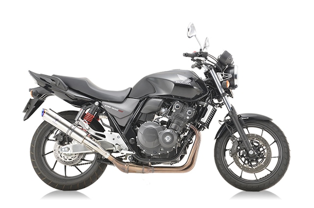 CB400SF/SB（'08～） ワイバンクラシック スリップオン チタンポリッシュ[MH34-S3CT]