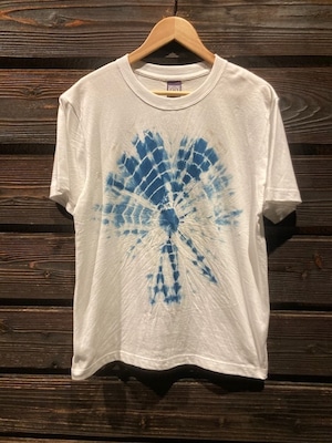 KAYA  絞り染めTee　White　Lサイズ