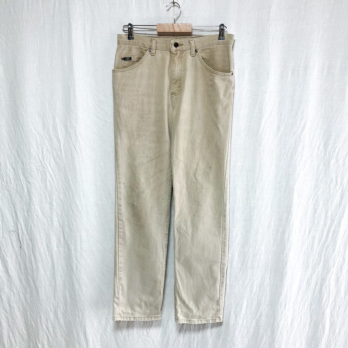 70s 80s Lee リー チノパンツ ワークパンツW31×L31 ジーンズ Gパン550 