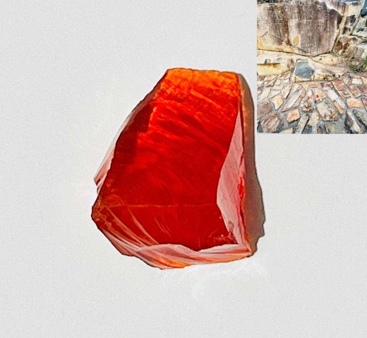 【激レア】ドラゴンブラッド　アンダラクリスタル アンダラ・クリスタル（レッド 108.0g） 【AC24RE002-t】