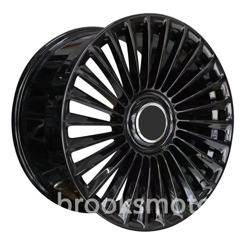 21インチ NEWブラック鍛造フローティングホイールメルセデスベンツ W222 W223 Sクラス BRN-1667