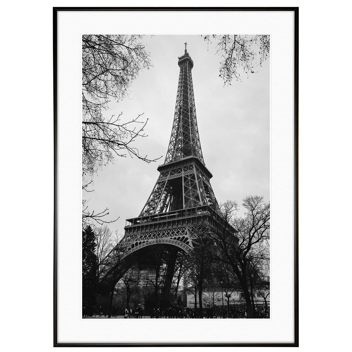 フランス写真 パリ エッフェル塔 インテリア モノクロアートポスター
