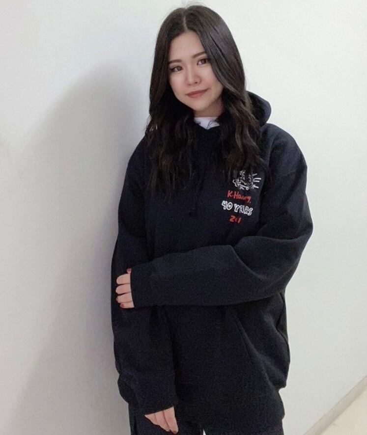 THRASHER × Keith Haring ₍スラッシャー × キースへリング) SS21 コラボ パーカー ブラック KH-TH2107