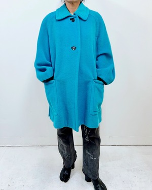 80s Italy used wool shaggy coat