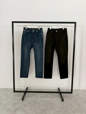【ご予約】BO26-726P Slit Tapered Denim Pants【boutique ordinary】