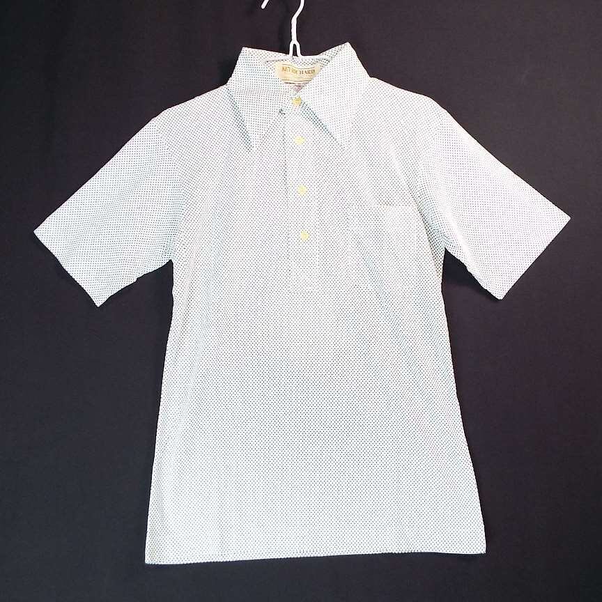 ポロシャツ ドット柄 90サイズ(USA製】90s OLD Stussy 半袖 ポロシャツ ドット柄 90サイズ(USA製】90s OLD Stussy 半袖