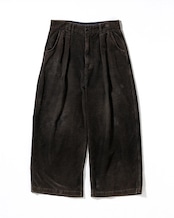 【ANACHRONORM】CORDUROY TUCK WIDE PANTS