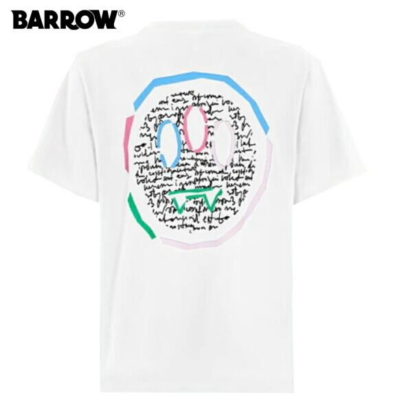 新品☆BARROW（バロウ）メンズ Tシャツ graphic print tee