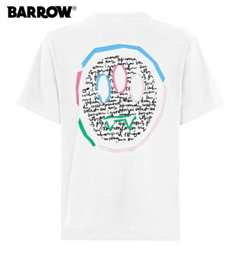 バロー Tシャツ 半袖 BARROW JERSEY T-SHIRT UNISEX 034083 OFF WHITE