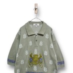 【VINTAGE】デザインポロニット