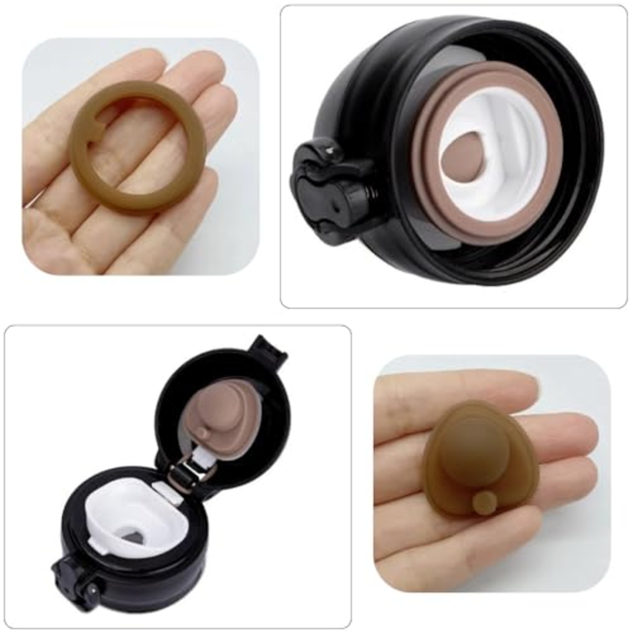 Jravezt サーモス 交換用部品 2個セット JNLパッキンセット 水筒 ゴムパッキン 替え用蓋部品 B-004643 (A)