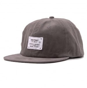 CORDUROY 6PANEL TAG CAP #BLACK