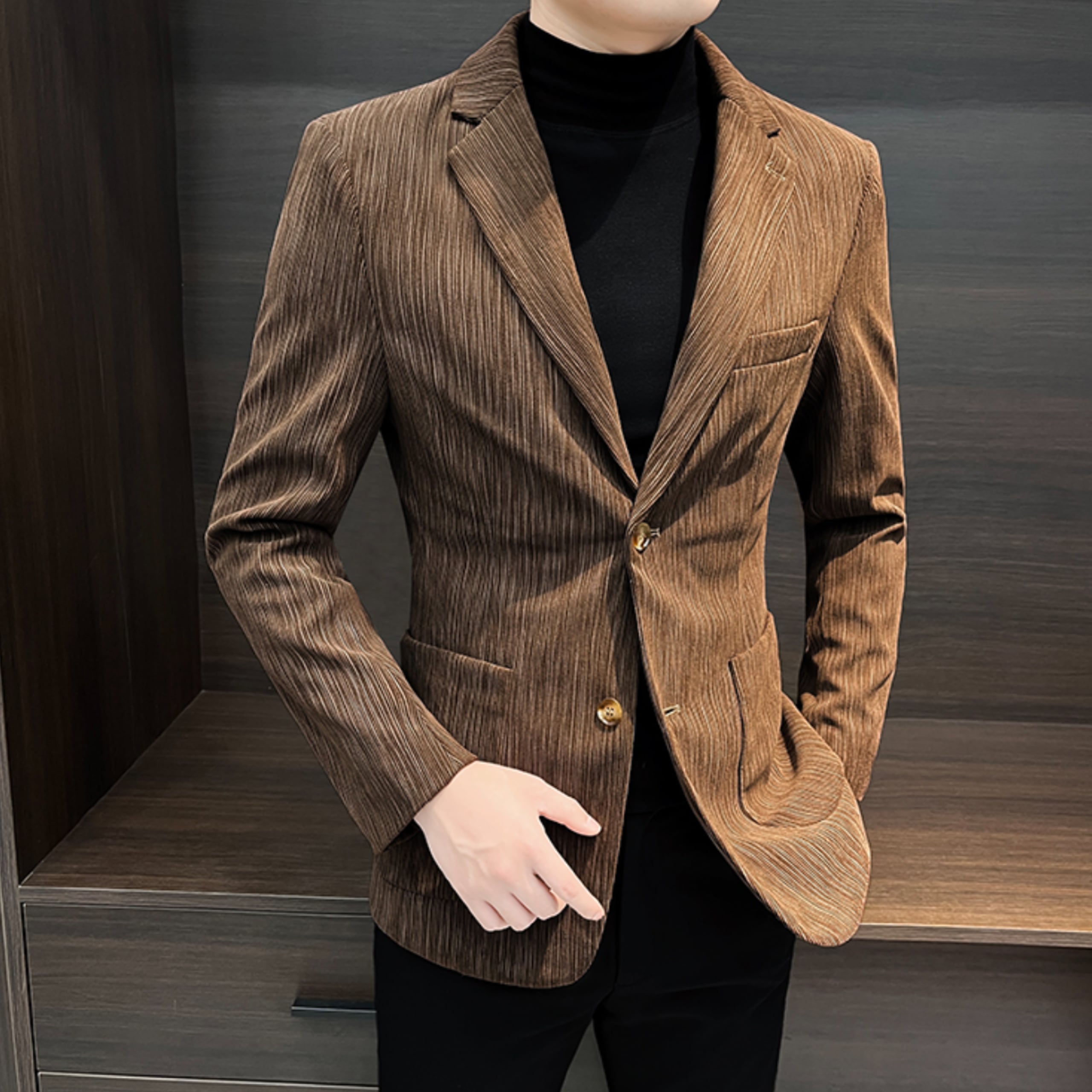 コーデュロイストライプテーラードジャケット(2color) M0706