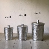 バリの円筒型ボックス Sサイズ