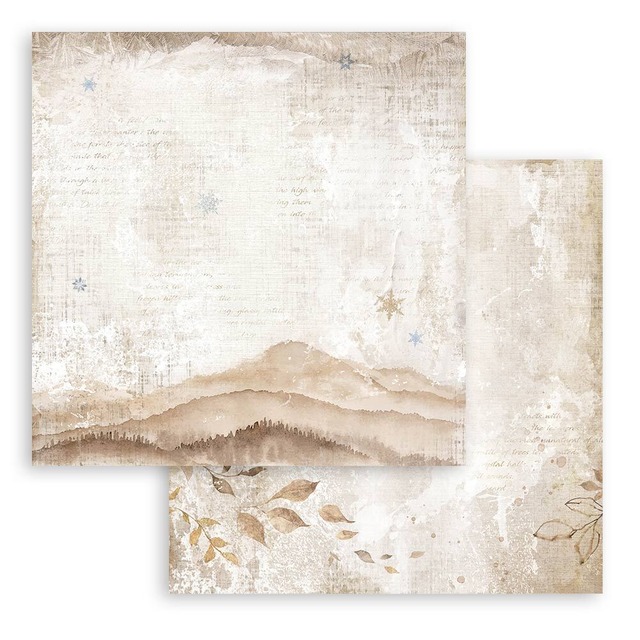 Stamperia Scrapbooking Small Pad 8インチ Double Faced - Create Happiness Dewdrops　両面デザインペーパーパッド10枚入り　SBBS119【Stamperia（スタンぺリア）】[ST-46p]