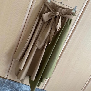 ★送料無料★フリ－（F)☆アンシンメトリーフレア－スカ－ト(SKN9610)