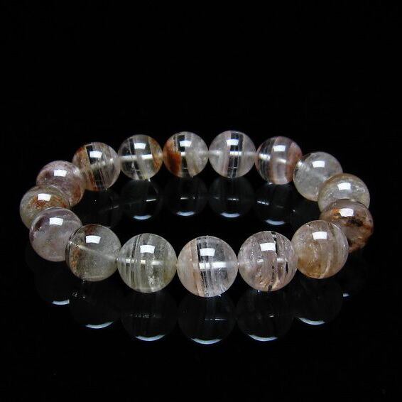 ホワイトファントム ブレスレット 13mm おまかせ便 111-18004