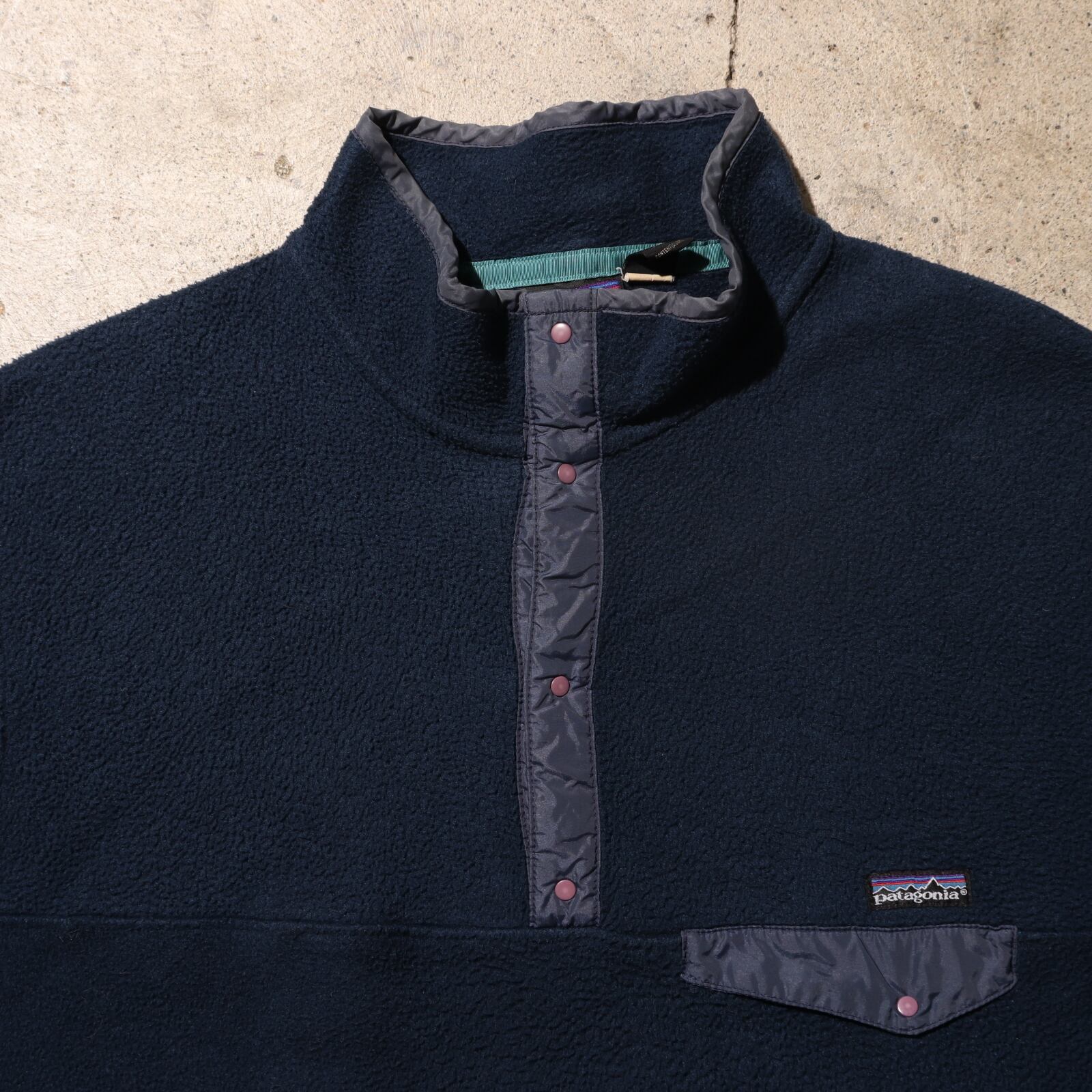 XL 93年 ネイビー 米国製 シンチラ スナップT Patagonia パタゴニア  