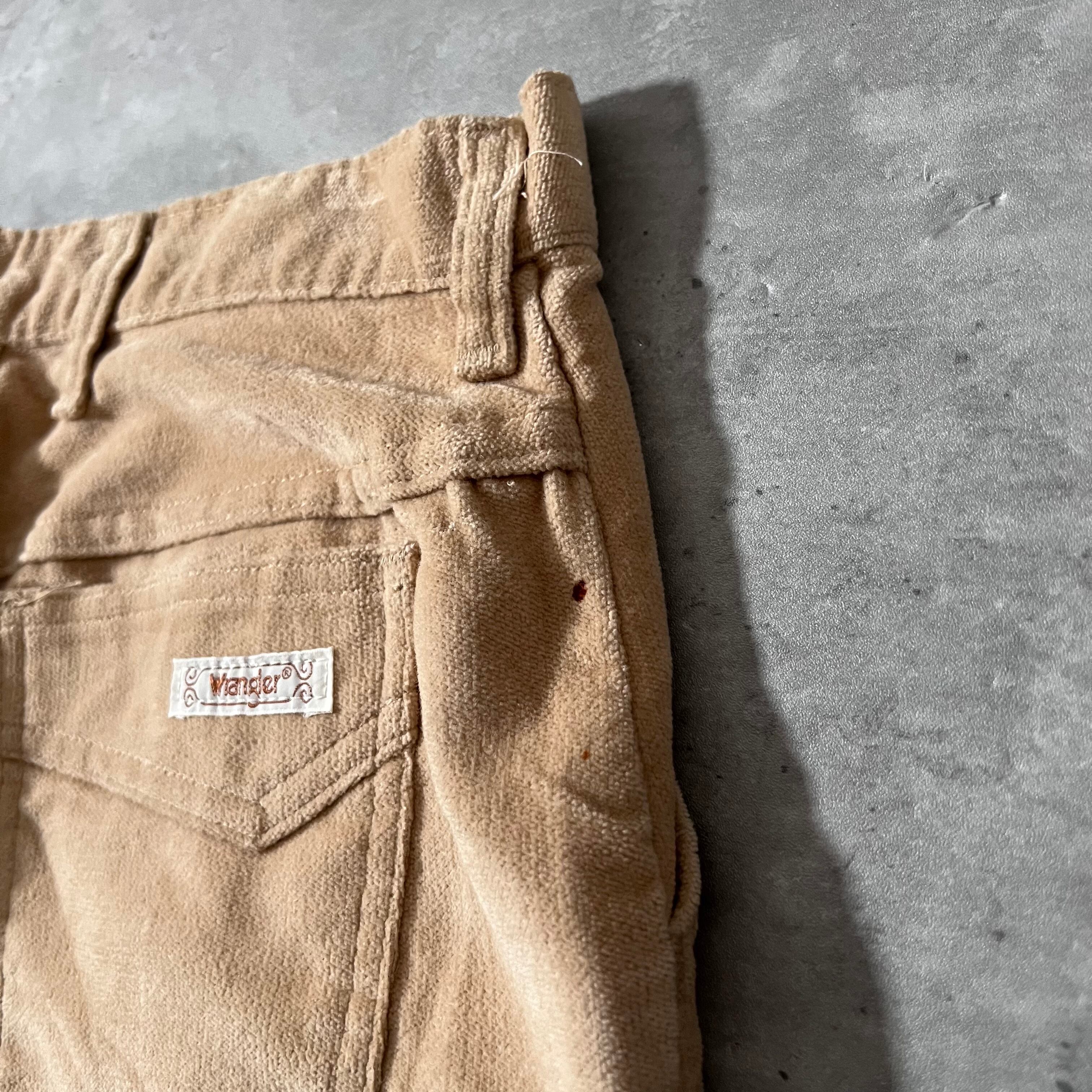 70s “Wrangler” pile cloth work pants made in usa 70年代 ラングラー