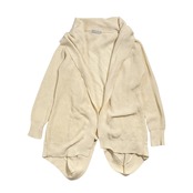 TSUMORI CHISATO ツモリチサト メッシュニット風 ショールカラー コットン ニット カーディガン 2/アイボリー系 レディース